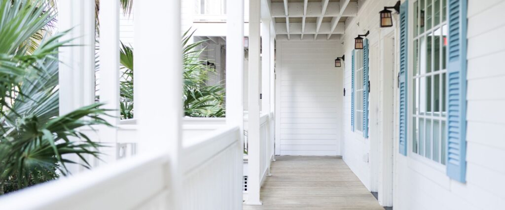 Hampton style Queenslander home.